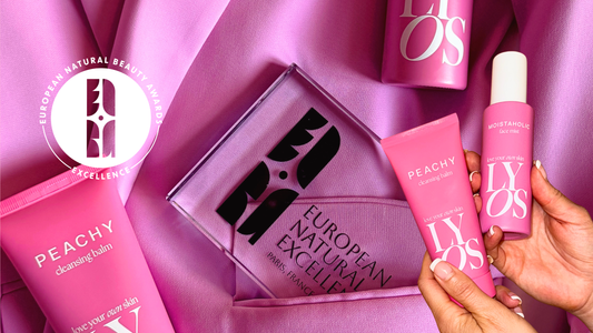LYOS at the top of the Natural Beauty game - Award-winning products at the European Natural Beauty Awards 2025
